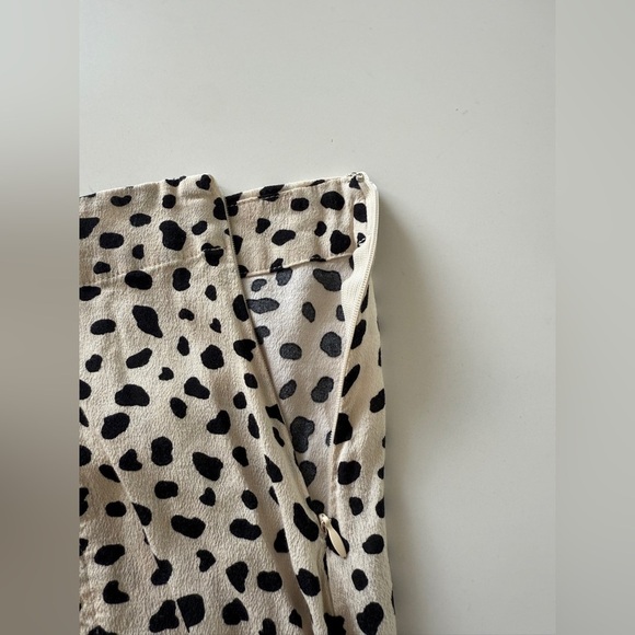 Lulu’s-Set a Trend-Dalmatian-Cheetah-Spot-Animal Print-Slip Style Skirt- Size S - Picture 8 of 14